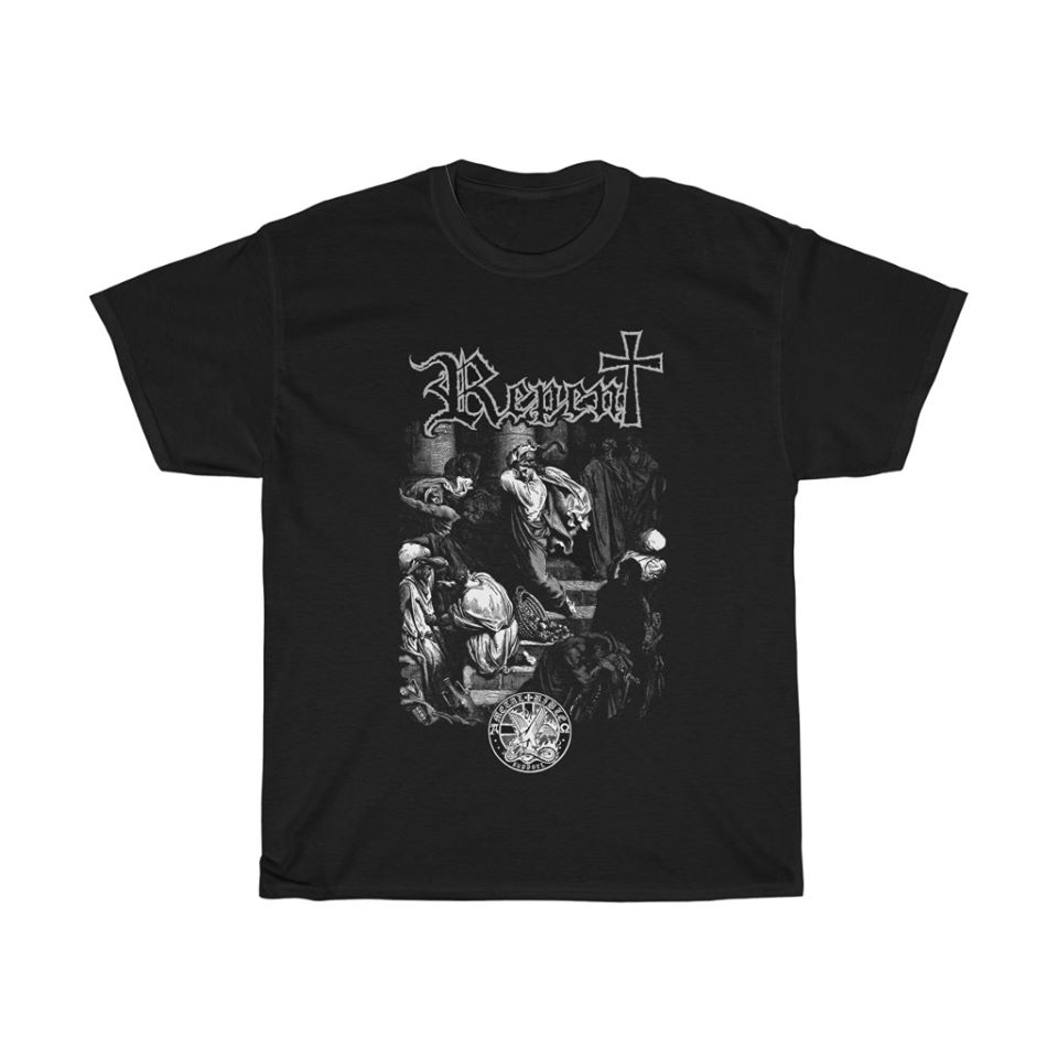 Metal Bible Support Repent shirt